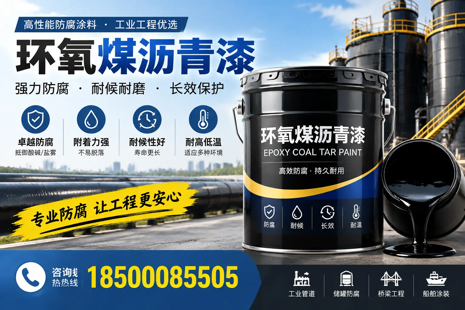 环氧煤沥青漆的施工方法与注意事项，确保在北京顺利完成